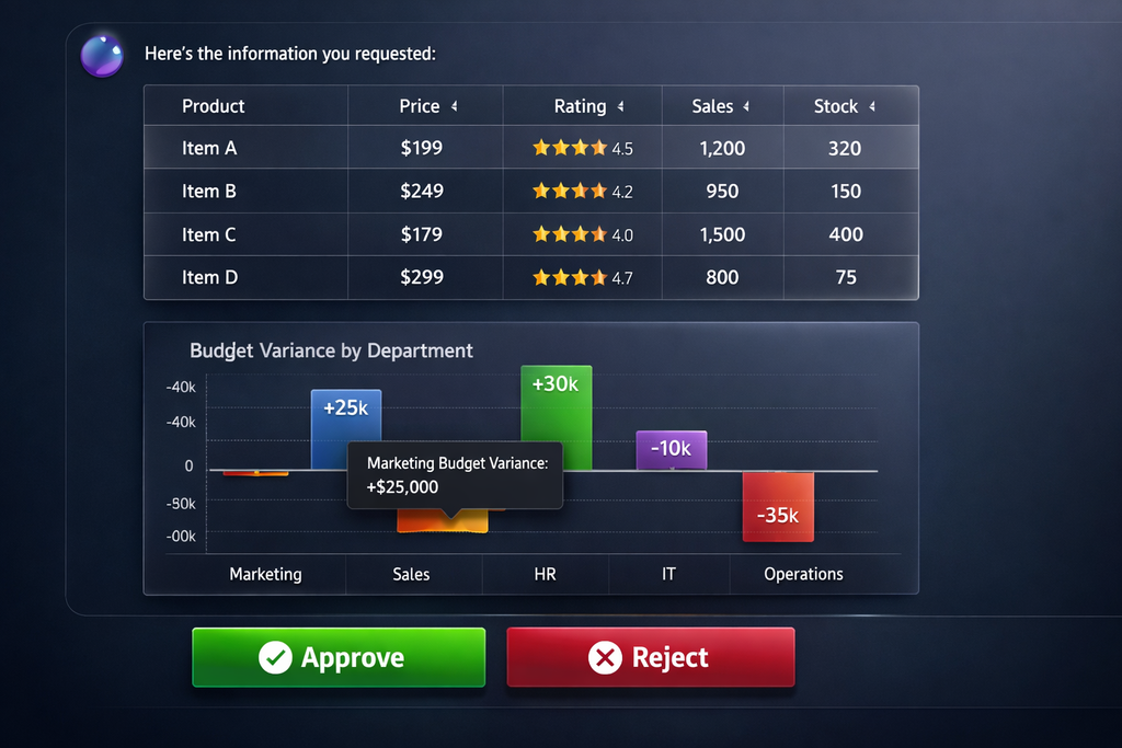 Interactive Answers, Not Just Text